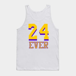 24 Ever LA Memorial Basketball Legend Design Tank Top
